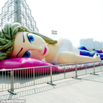 Inflatable Woman in China