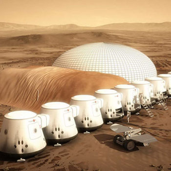 Inflatable Structures on Mars